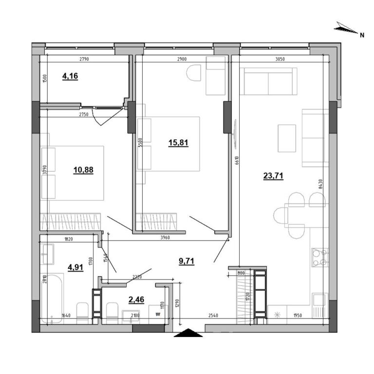 Apartment layout