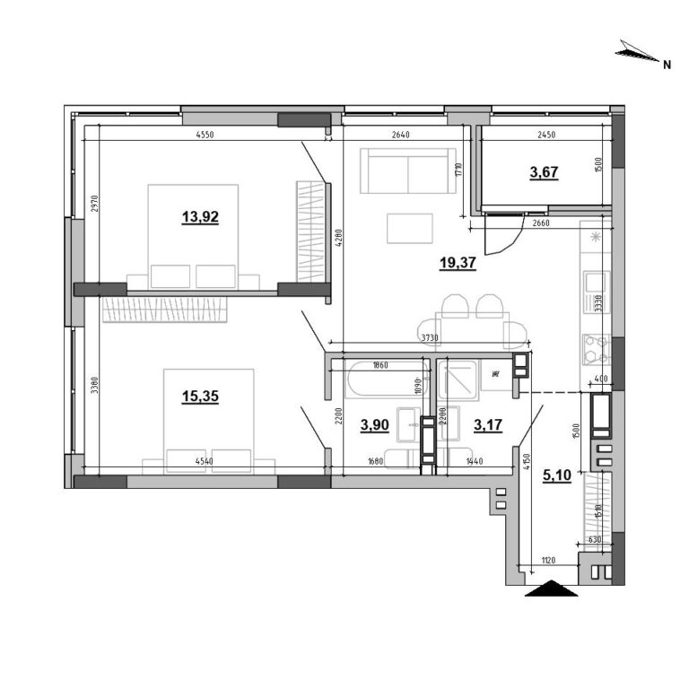 Apartment layout
