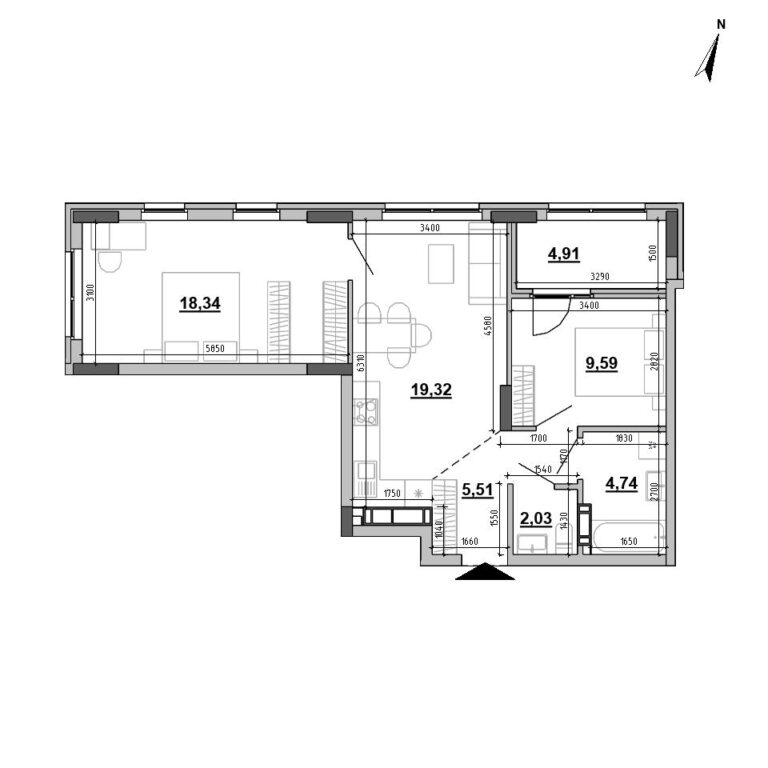 Apartment layout