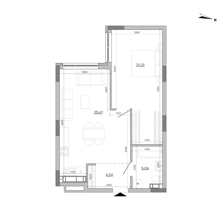 Apartment layout