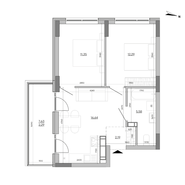 Apartment layout