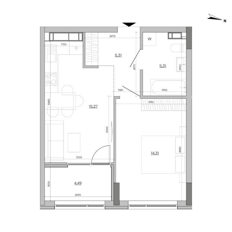 Apartment layout