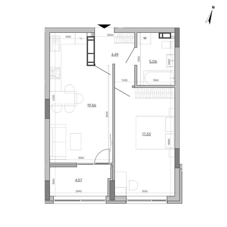 Apartment layout