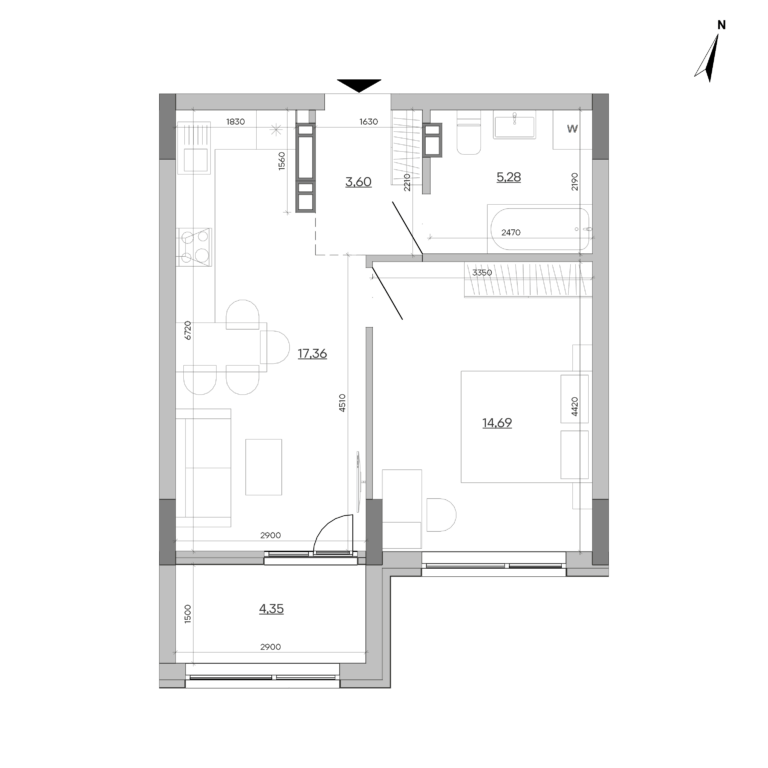 Apartment layout