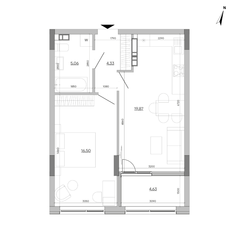 Apartment layout