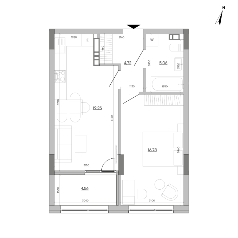 Apartment layout