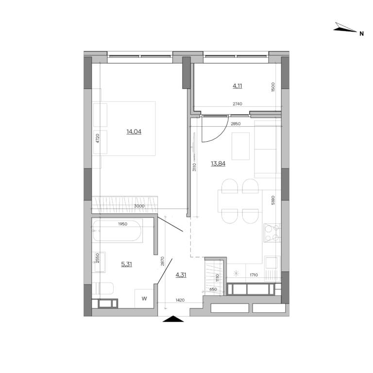 Apartment layout