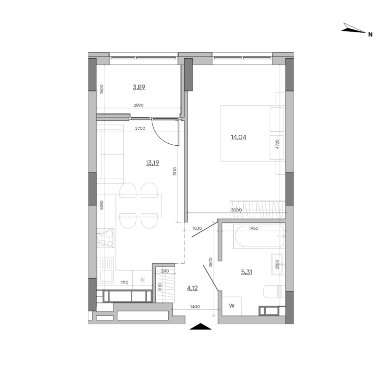 Apartment layout