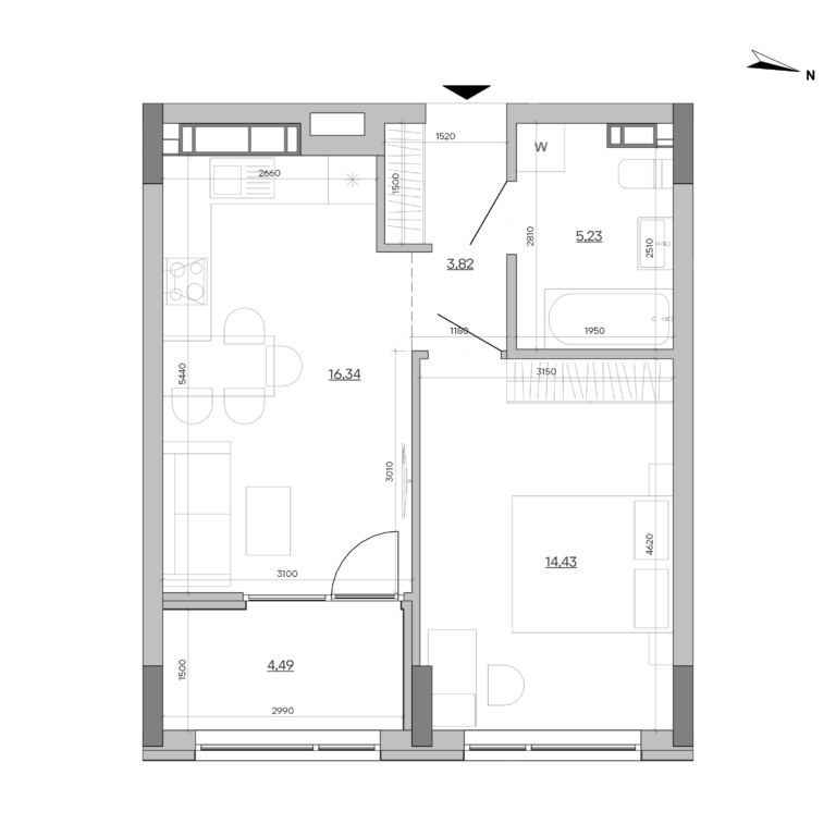 Apartment layout