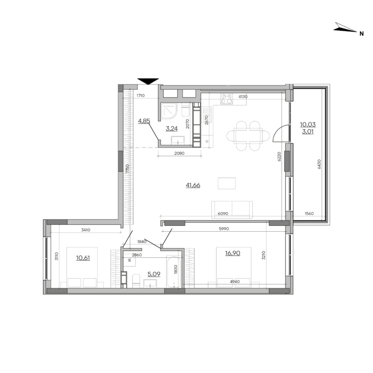 Apartment layout