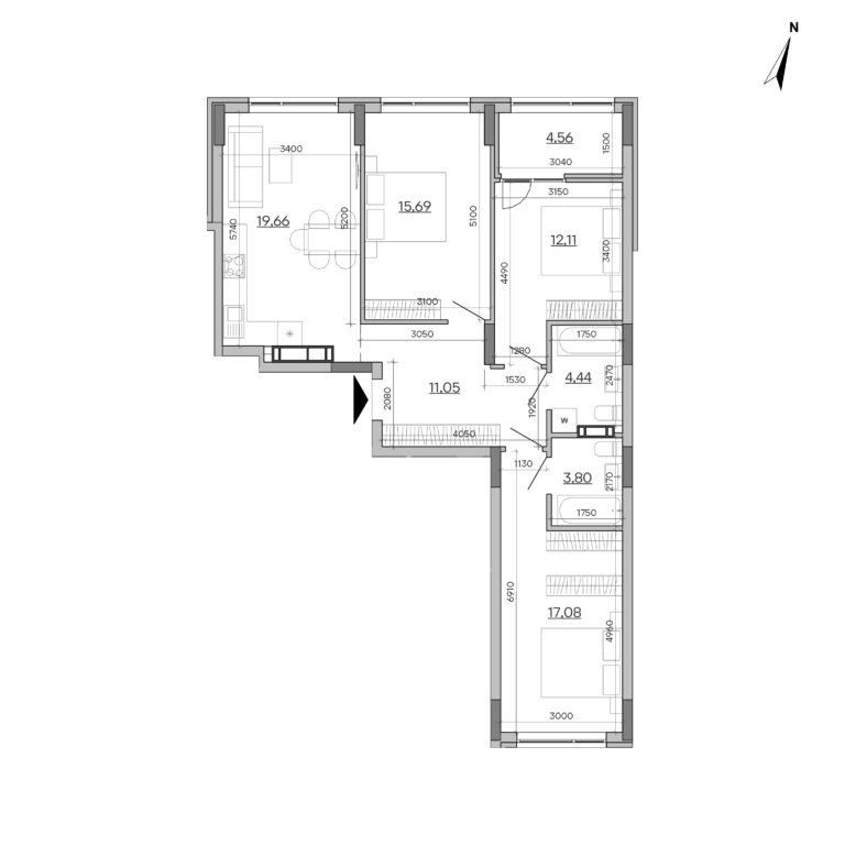 Apartment layout