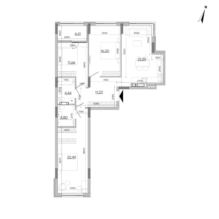 Apartment layout