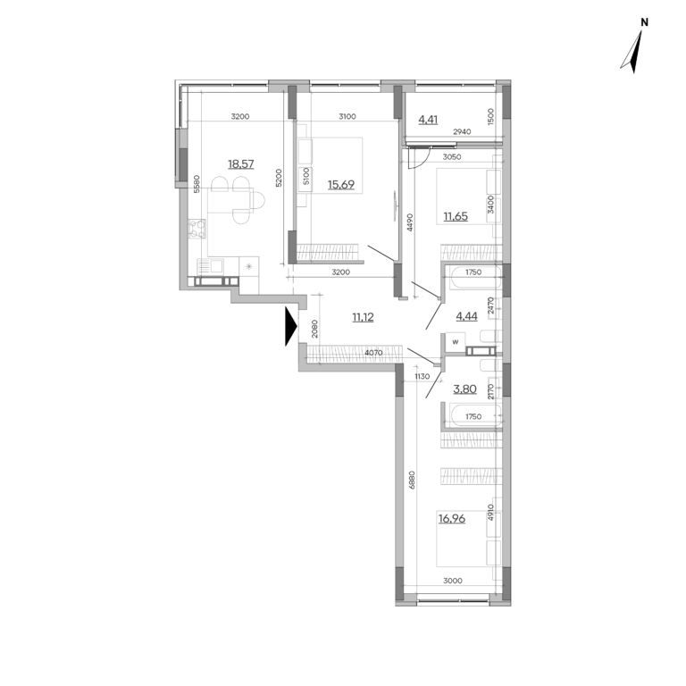 Apartment layout